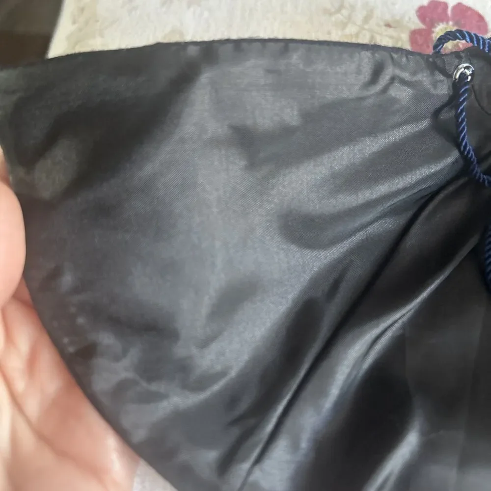 5 Inch Navy Blue Satin Liner Pointed Good Doll Cape For 6-10 In Dolls?